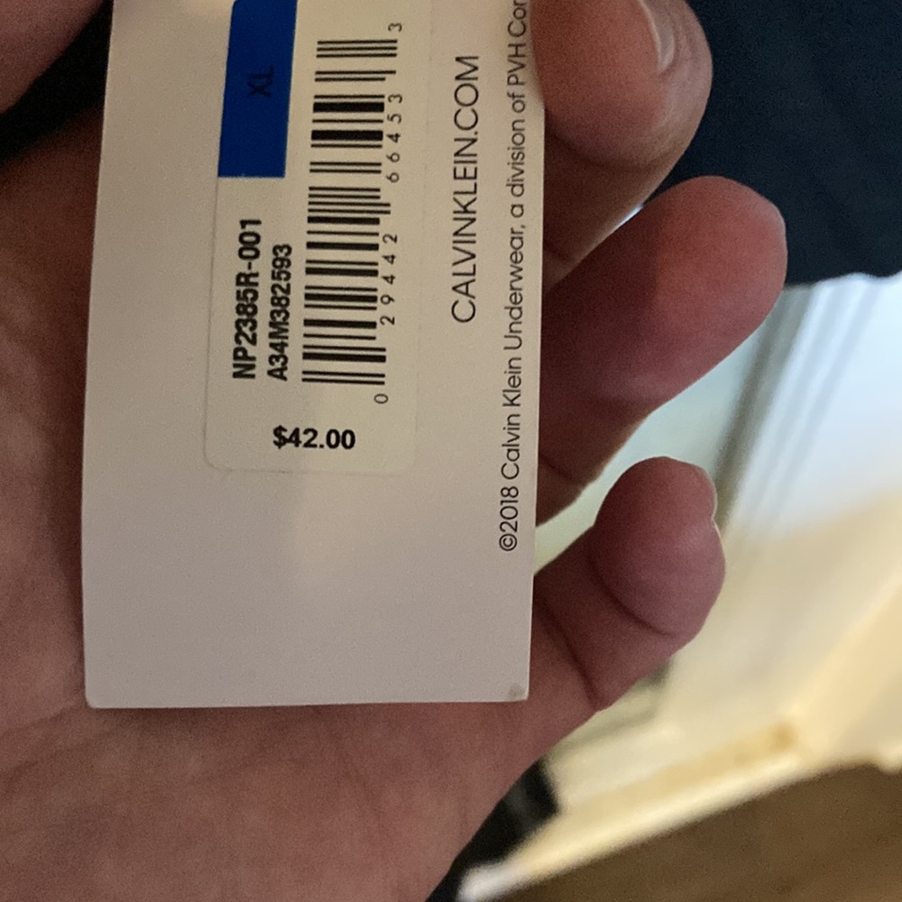 NWT Calvin Klein Sleepwear set. Size XL , black with white Calvin Klein on sides - Picture 11 of 16